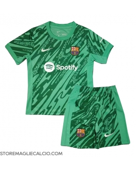 Barcelona Portiere Maglia Gara Trasferta Repliche 2024-25 Bambino